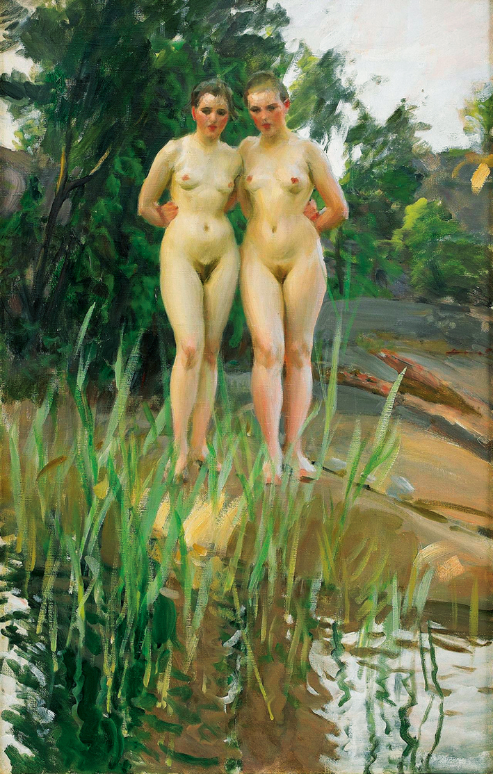  安德斯·莱奥纳德·佐恩 Anders Leonard Zorn —— 水边少女